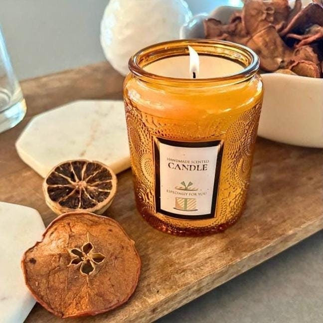 Glass Container Candles - Soy Wax and Essential Oils