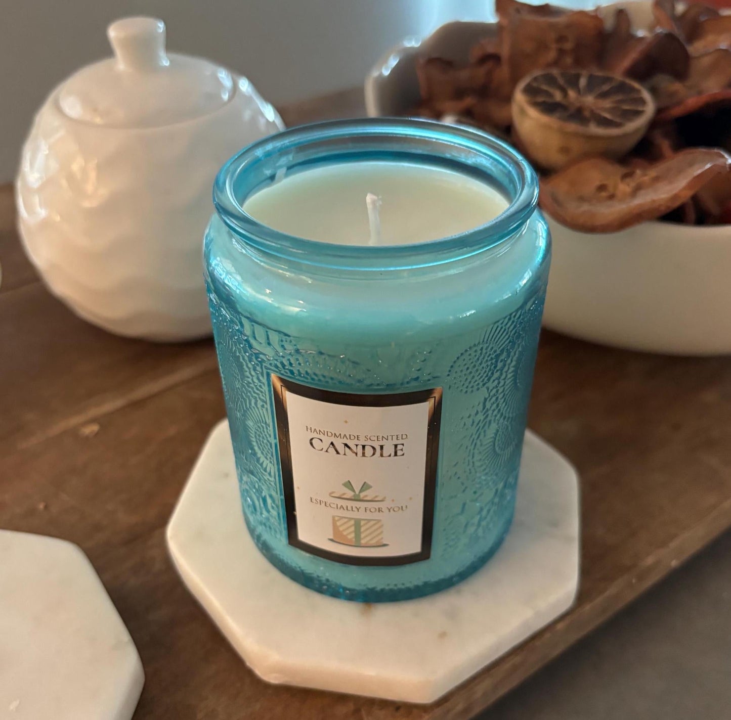Glass Container Candles - Soy Wax and Essential Oils