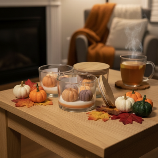 Pumpkin Jar Candles