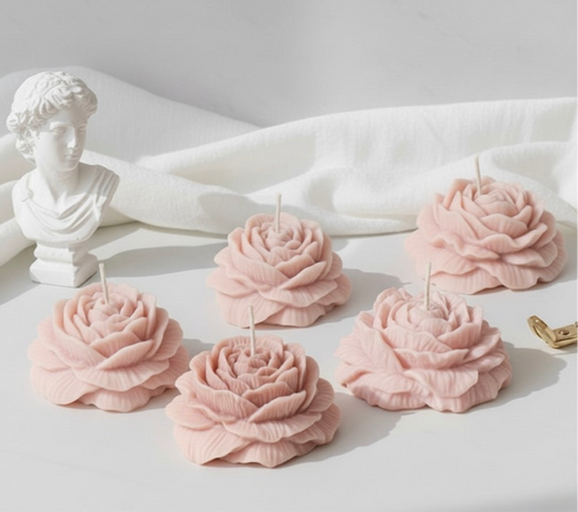Handcrafted Peony Candles