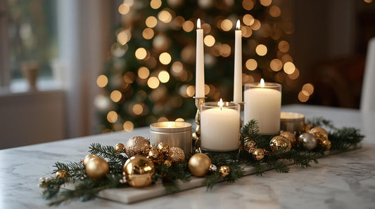 How to Style Candles for a Festive Centerpiece