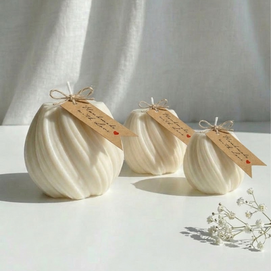 Swirl Sphere Candles