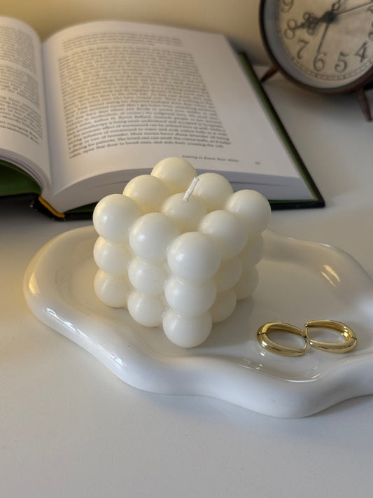 Bubble Cube Soy Wax Candle